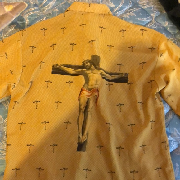 Zava Menswear Size M Jesus button up - Picture 4 of 5